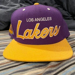 Los Angeles Lakers NBA Hardwood Classic Mitchell & Ness Adjustable Snapback Hat
